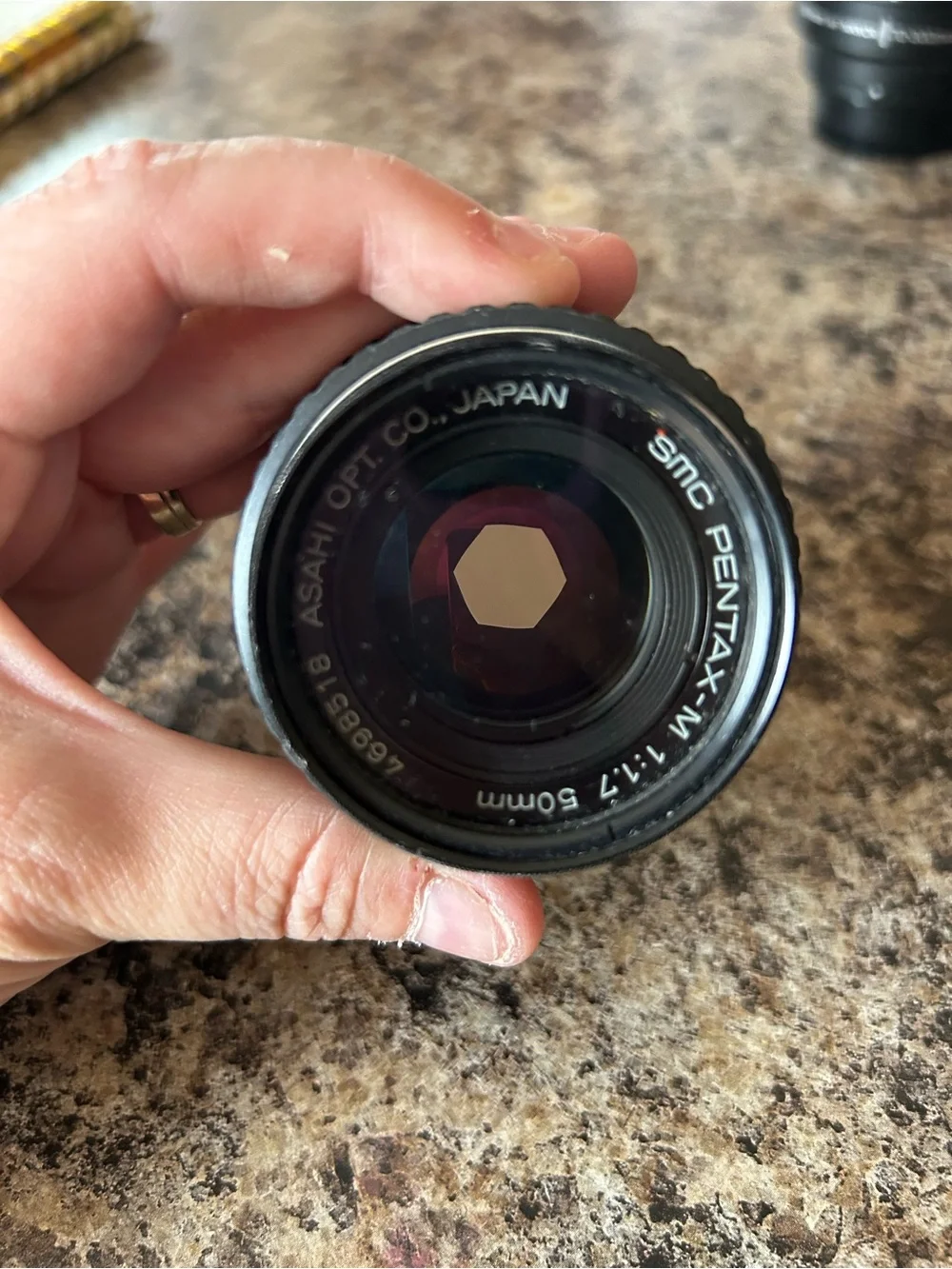 Pentax SMC 50mm f/1.7 Prime Lens - Black